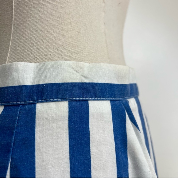 Vintage 90s Bold Striped Summer Midi Skirt - Picture 6 of 8